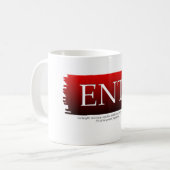 Tasse de café de MBTI ENTJ (Devant gauche)