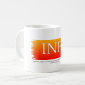 Tasse de café de MBTI INFJ (Devant gauche)