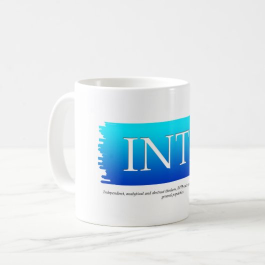 Tasse de café de MBTI INTP (Devant gauche)