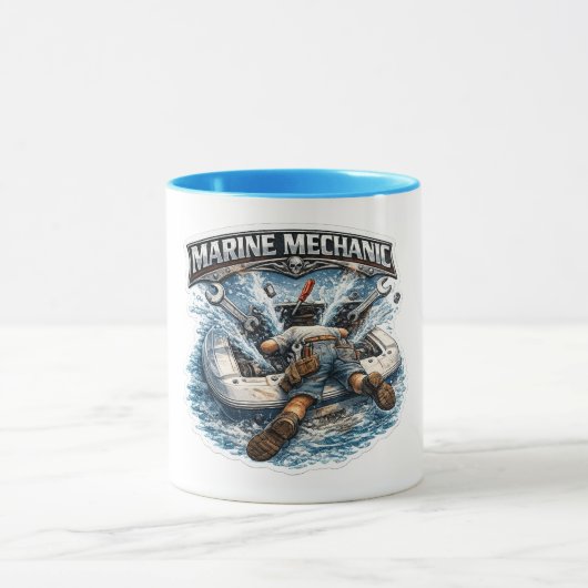 Tasse de café de mécaniciens marins (Centre)