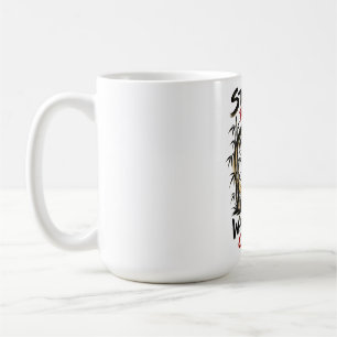 Tasse de café de méditation Bouddha Lune croissant
