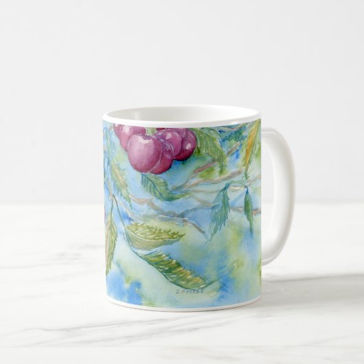 Tasse de café "de merises" (Devant droit)