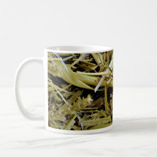 Tasse de café de meule de foin