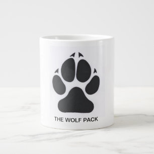 Tasse de café de meute de loups