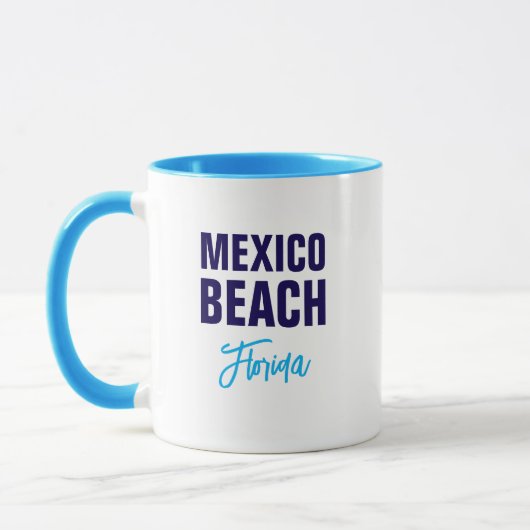 Tasse de café de Mexico Beach Floride (Gauche)