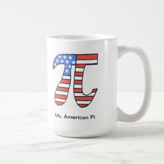 Tasse de café de Mme American Pi (Droite)