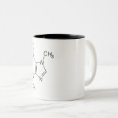 Tasse de café de molécule de chimie (Devant droit)