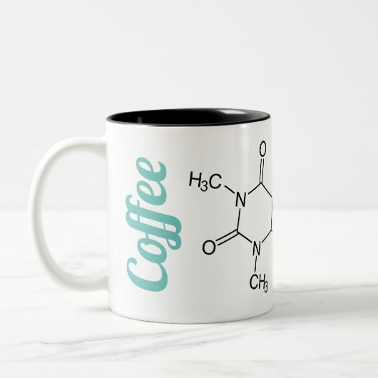 Tasse de café de molécule de chimie (Gauche)