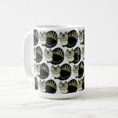 Tasse de café de motif de chat (Devant gauche)