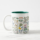Tasse de café de motif du jardin de l'apothicaire (Gauche)