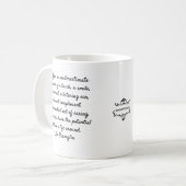 TASSE de CAFÉ DE MOTIVATION de GENTILLESSE 11OZ (Devant gauche)