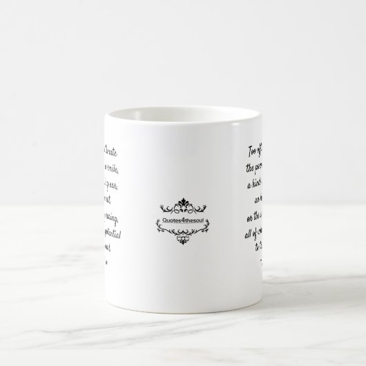 TASSE de CAFÉ DE MOTIVATION de GENTILLESSE 11OZ (Centre)