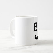 Tasse de café de moustache de PATRON (Devant gauche)