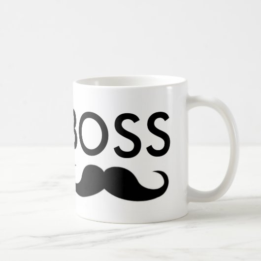 Tasse de café de moustache de PATRON (Droite)