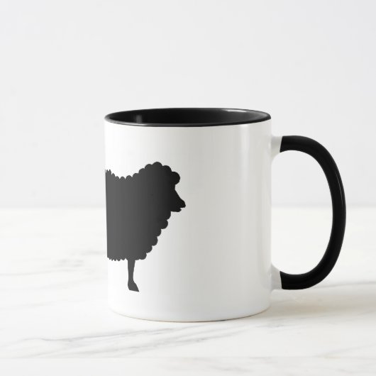 Tasse de café de moutons noirs (Droite)