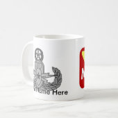 Tasse de café de Muroc EOD MasterBadge (Devant gauche)