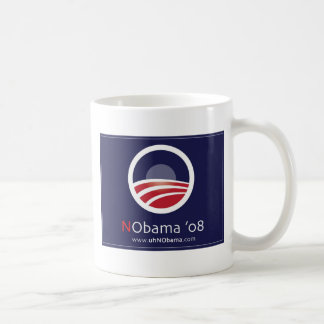 Tasse de café de NObama 08 2 dégrossie