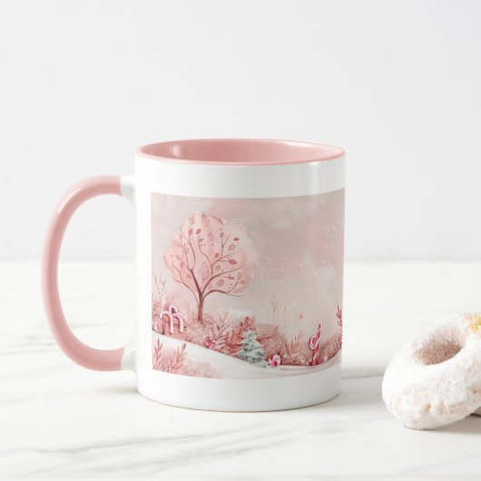 tasse de café de noël (Avec donut)