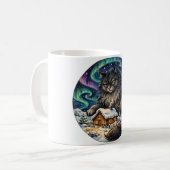 Tasse de café de Noël avec le chat de Yule (Devant gauche)