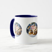 Tasse de café de Noël Colibri (Devant gauche)