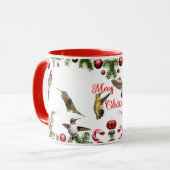 Tasse de café de Noël Colibri (Devant gauche)