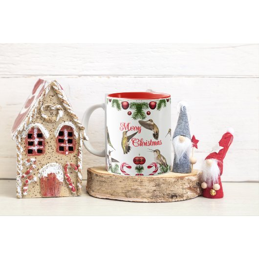 Tasse de café de Noël Colibri