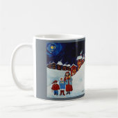 Tasse de café de Noël de Carolers de Noël (Gauche)