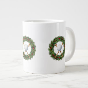 Tasse de café de Noël de golf