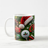 Tasse de café de Noël de golf (Gauche)