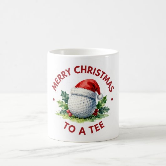Tasse de café de Noël de golf (Centre)