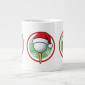 Tasse de café de Noël de golf (Devant)