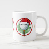 Tasse de café de Noël de golf (Droite)