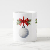 Tasse de café de Noël de golf (Devant)