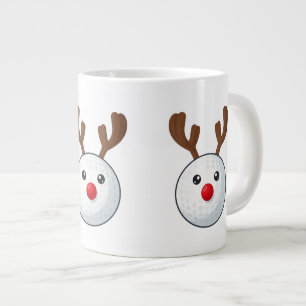 Tasse de café de Noël de golf