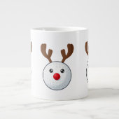 Tasse de café de Noël de golf (Devant)