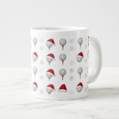Tasse de café de Noël de golf (Devant droit)