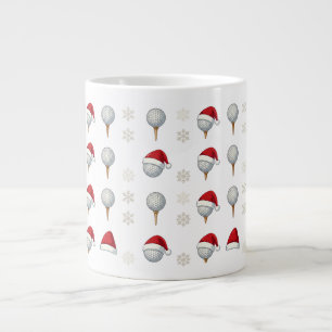 Tasse de café de Noël de golf