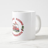 Tasse de café de Noël de golf (Devant droit)
