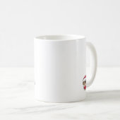 tasse de café de Noël de singe de chaussette (Devant droit)