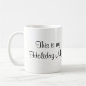 Tasse de café de Noël de vacances (Gauche)