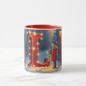 Tasse de café de Noël ELF Fêtes de fin d'année (Centre)