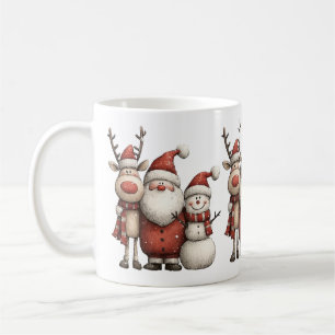 Tasse de café de Noël fantaisiste