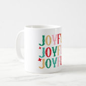 Tasse de café de Noël joyeuse (Devant gauche)