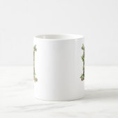 Tasse de café de Noël personnalisée avec la lettre (Centre)