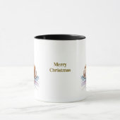 Tasse de café de Noël pour amateurs de chiens (Centre)