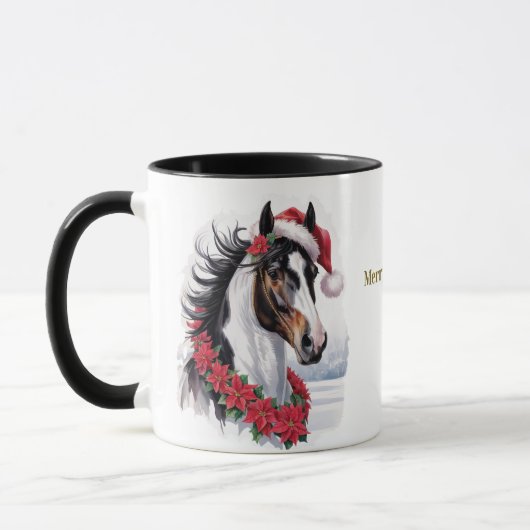 Tasse de café de Noël pour cavaliers (Gauche)