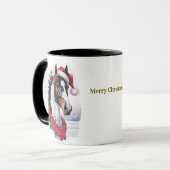 Tasse de café de Noël pour cavaliers (Devant gauche)