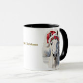 Tasse de café de Noël pour cavaliers (Devant droit)