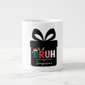 Tasse de café de Noël unique simple amusant (Devant)