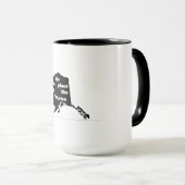Tasse de café de Nome Alaska (Devant droit)